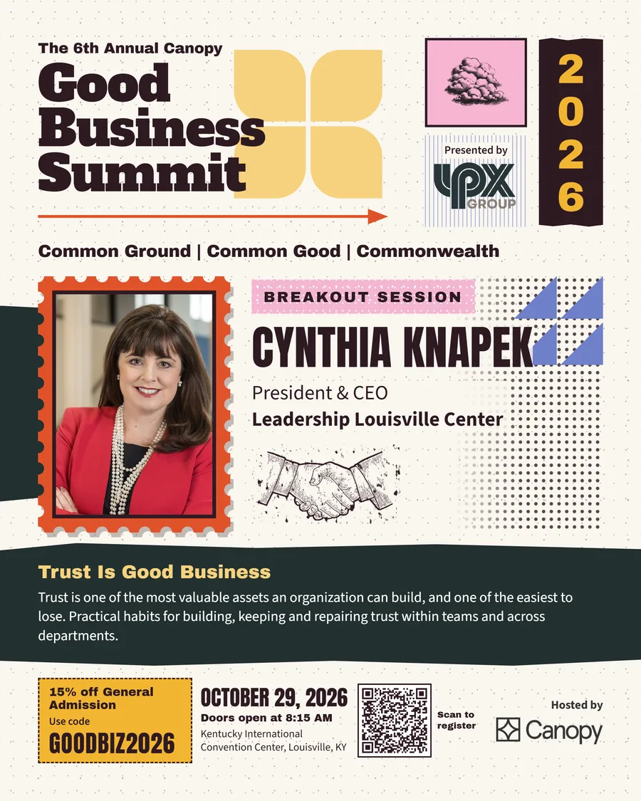 Cynthia Knapek 2026 Good Business Summit speaker card