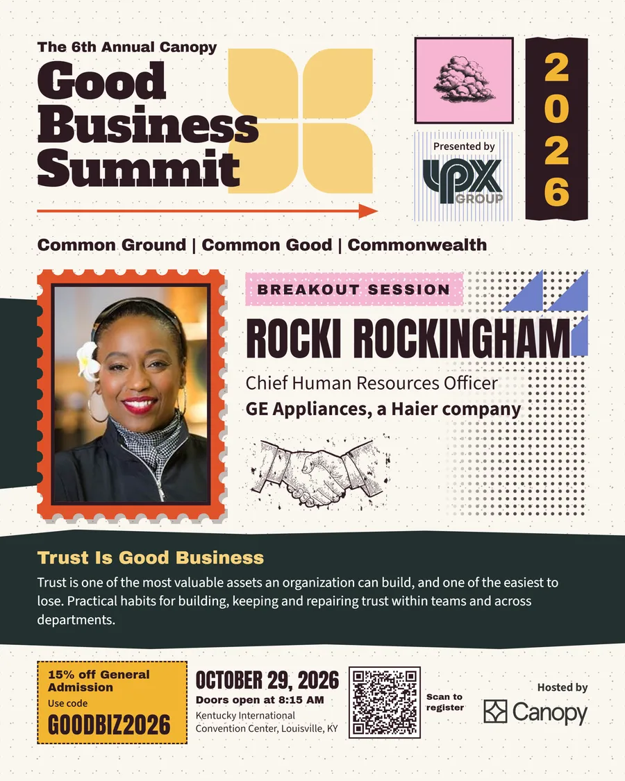 Rocki Rockingham 2026 Good Business Summit speaker card